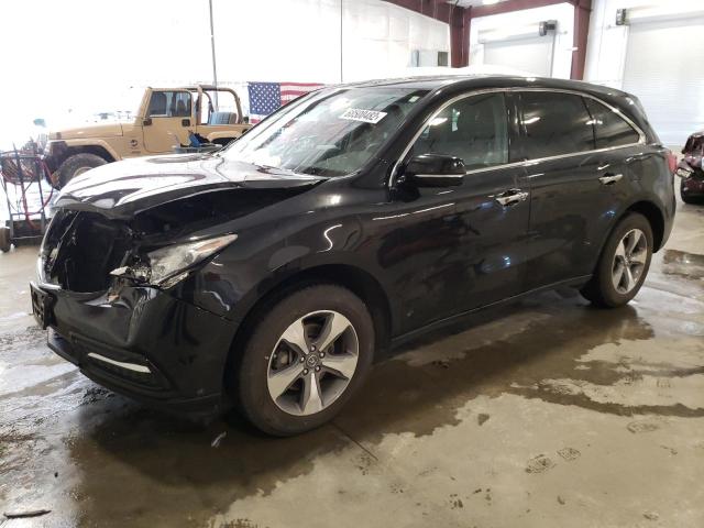 ACURA MDX 2015 with VIN 5FRYD4H2XFB014307 - Photo from auction