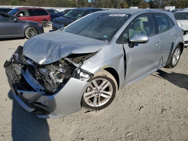TOYOTA COROLLA SE 2019 with VIN JTNK4RBE2K3043438 - Photo from auction