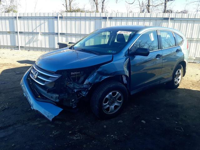 HONDA CR-V LX 2014 with VIN 2HKRM4H33EH689107 - Photo from auction