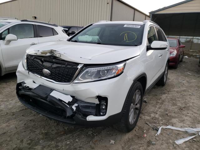 KIA SORENTO EX 2014 with VIN 5XYKU4A72EG491267 - Photo from auction