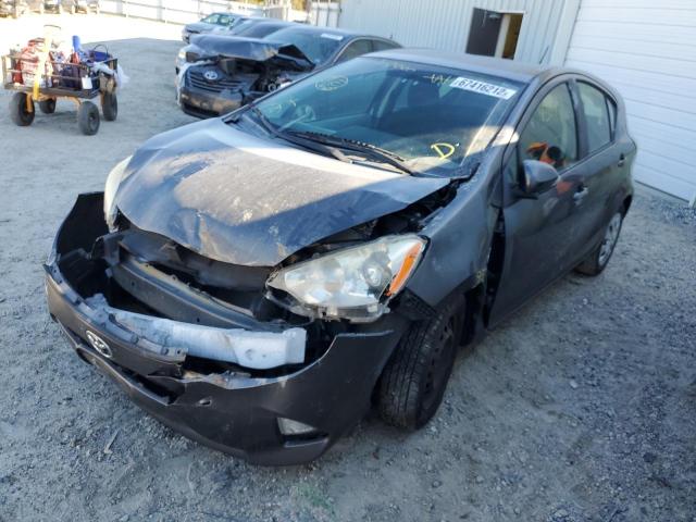 TOYOTA PRIUS C 2012 with VIN JTDKDTB32C1517000 - Photo from auction