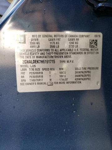 Photo 14 from auction – 2017 CHEVROLET EQUINOX PR with VIN 2GNALDEK7H6191715