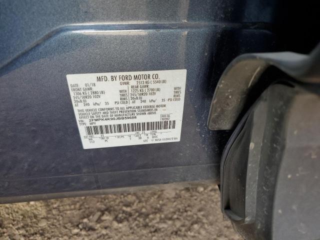 Photo 14 from auction – 2018 FORD EDGE TITAN with VIN 2FMPK4K90JBB59608