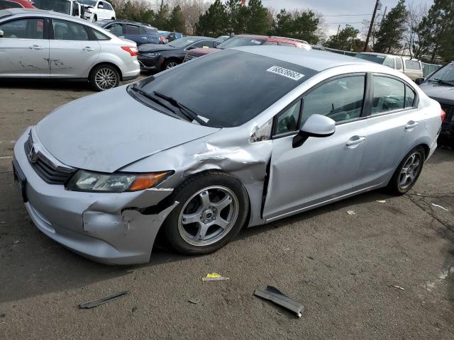 HONDA CIVIC LX 2012 with VIN 2HGFB2F57CH560912 - Photo from auction