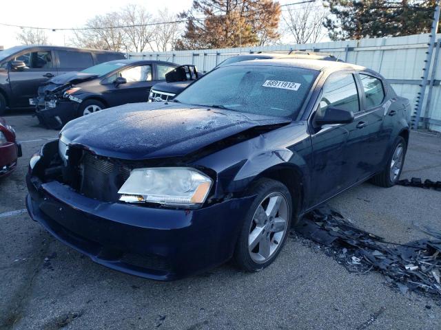 DODGE AVENGER SE 2013 with VIN 1C3CDZAB6DN688380 - Photo from auction