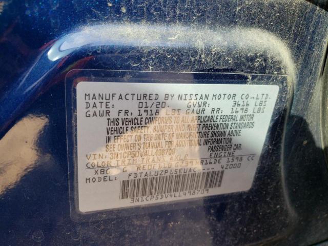 Photo 14 from auction – 2020 NISSAN KICKS SR with VIN 3N1CP5DV4LL498709