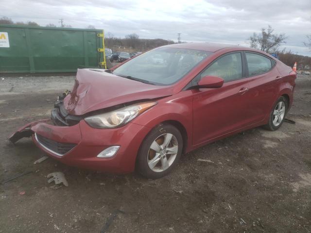 HYUNDAI ELANTRA GL 2012 with VIN KMHDH4AE2CU287894 - Photo from auction