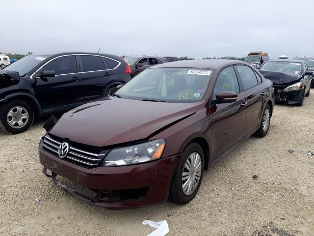 VOLKSWAGEN PASSAT S 2014 with VIN 1VWAS7A38EC029149 - Photo from auction