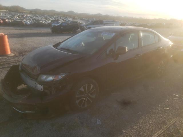 HONDA CIVIC EX 2013 with VIN 19XFB2F86DE062593 - Photo from auction