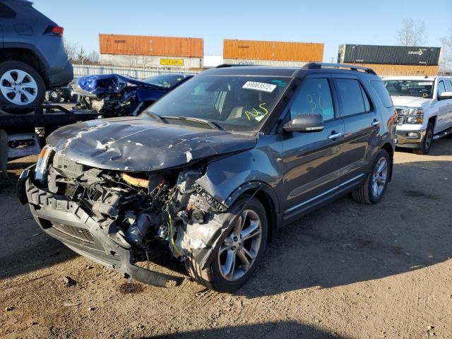 FORD EXPLORER L 2015 with VIN 1FM5K7F86FGB22010 - Photo from auction