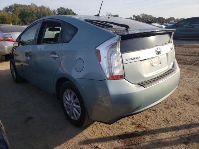 Photo 2 from auction – 2012 TOYOTA PRIUS PLUG with VIN JTDKN3DP7C3013088