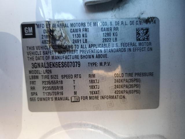 Photo 14 from auction – 2014 CHEVROLET CAPTIVA LT with VIN 3GNAL3EK6ES607079