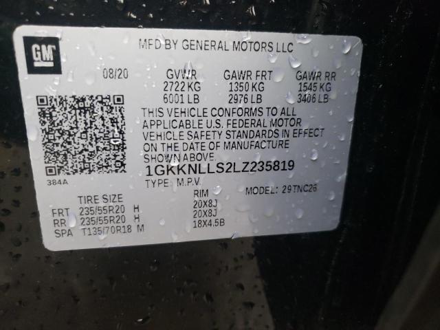 Photo 14 from auction – 2020 GMC ACADIA AT4 with VIN 1GKKNLLS2LZ235819