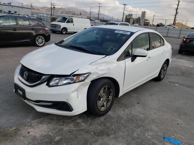Photo 1 from auction – 2015 HONDA CIVIC LX with VIN 19XFB2F5XFE274003