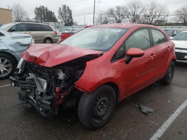 KIA RIO LX 2012 with VIN KNADM5A33C6016980 - Photo from auction