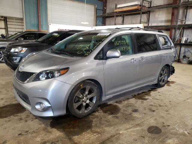 TOYOTA SIENNA SE 2013 with VIN 5TDXK3DC8DS337324 - Photo from auction