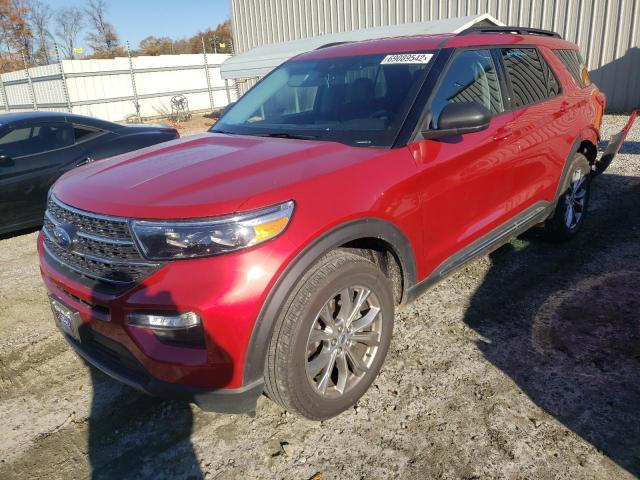FORD EXPLORER X 2022 with VIN 1FMSK8DH3NGB42001 - Photo from auction