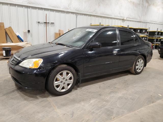 HONDA CIVIC EX 2003 with VIN 2HGES26713H607607 - Photo from auction