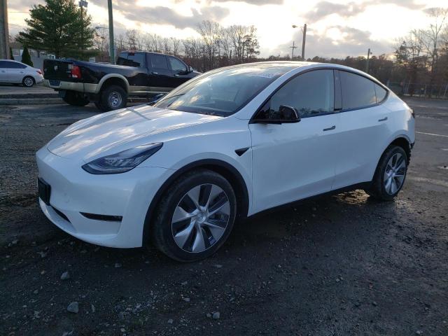 TESLA MODEL Y 2021 with VIN 5YJYGDEE9MF065656 - Photo from auction