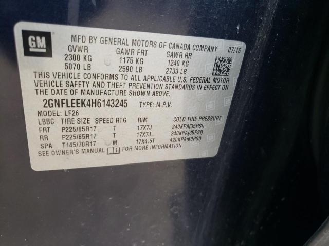 Photo 14 from auction – 2017 CHEVROLET EQUINOX LS with VIN 2GNFLEEK4H6143245