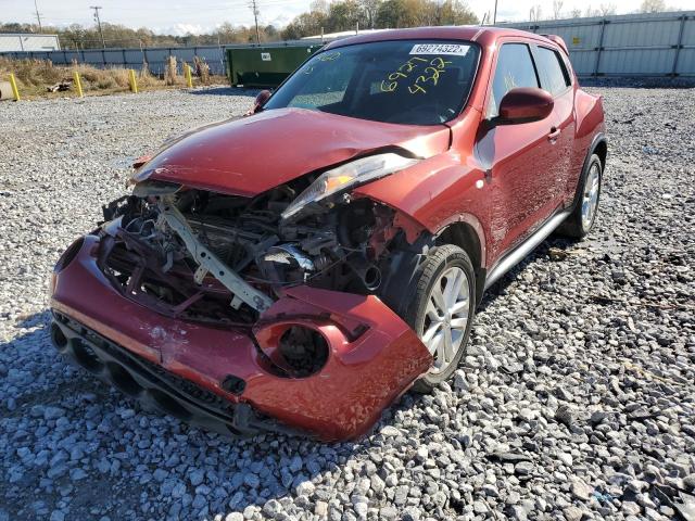 NISSAN JUKE S 2012 with VIN JN8AF5MR5CT114270 - Photo from auction