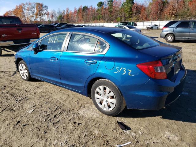 Photo 2 from auction – 2012 HONDA CIVIC LX with VIN 2HGFB2F5XCH563951