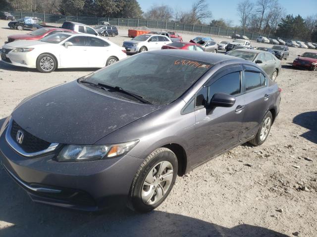 HONDA CIVIC LX 2015 with VIN 19XFB2F50FE092746 - Photo from auction