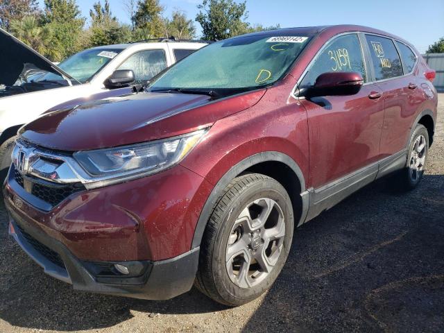 HONDA CR-V EX 2018 with VIN 7FARW2H59JE096574 - Photo from auction