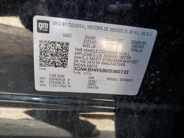 Photo 14 from auction – 2021 CHEVROLET BLAZER 2LT with VIN 3GNKBHRS8MS560733