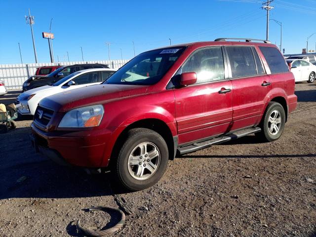 HONDA PILOT EXL 2003 with VIN 2HKYF18573H581933 - Photo from auction