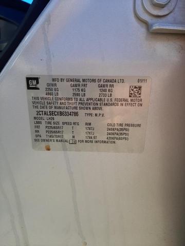 Photo 14 from auction – 2011 GMC TERRAIN SL with VIN 2CTALSECXB6334786