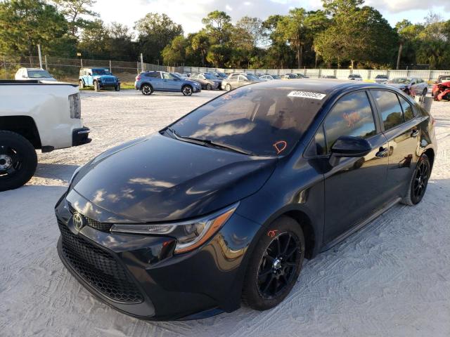 TOYOTA COROLLA LE 2020 with VIN 5YFEPRAE4LP071678 - Photo from auction