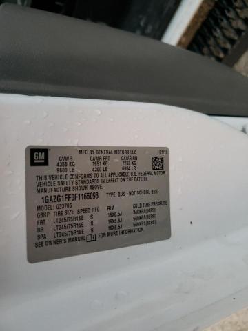 Photo 10 from auction – 2015 CHEVROLET EXPRESS G3 with VIN 1GAZG1FF0F1165093