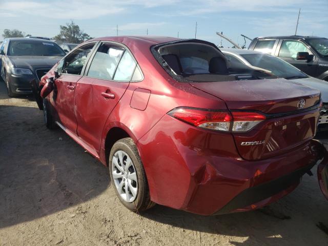Photo 2 from auction – 2022 TOYOTA COROLLA LE with VIN 5YFEPMAE6NP369574