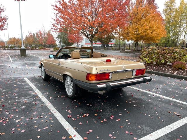 Photo 3 from auction – 1987 MERCEDES-BENZ 560 SL with VIN WDBBA48D2HA073752