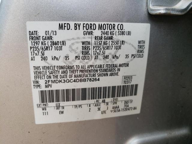 Photo 14 from auction – 2013 FORD EDGE SE with VIN 2FMDK3GC4DBB78264