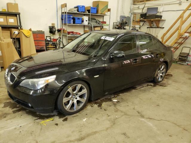 BMW 550 I 2007 with VIN WBANB53507CP06105 - Photo from auction