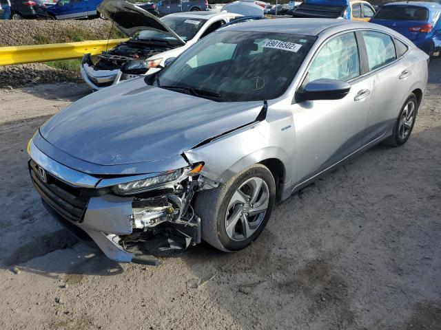 HONDA INSIGHT EX 2019 with VIN 19XZE4F53KE022412 - Photo from auction