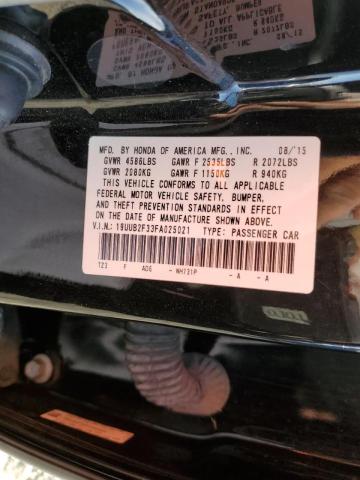 Photo 10 from auction – 2015 ACURA TLX with VIN 19UUB2F33FA025021