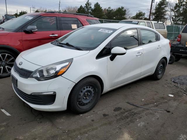 KIA RIO LX 2016 with VIN KNADM4A39G6585915 - Photo from auction