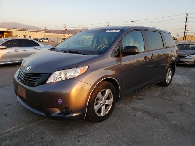 TOYOTA SIENNA 2014 with VIN 5TDZK3DC7ES477360 - Photo from auction