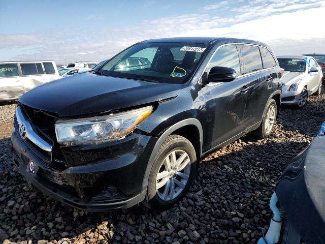 TOYOTA HIGHLANDER 2015 with VIN 5TDBKRFH6FS173063 - Photo from auction