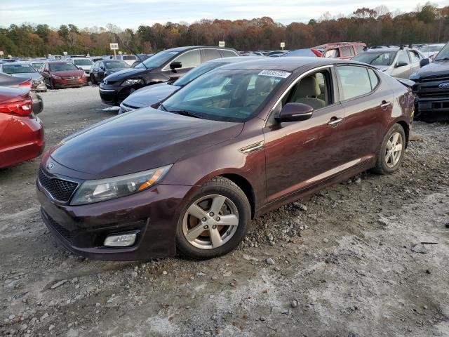 KIA OPTIMA LX 2015 with VIN 5XXGM4A71FG469689 - Photo from auction