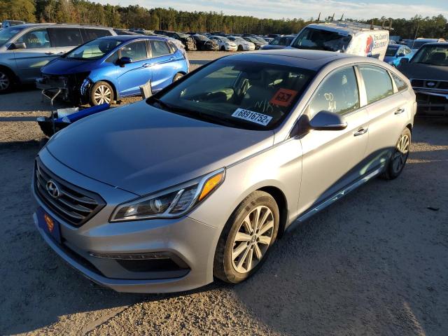 HYUNDAI SONATA SPO 2017 with VIN 5NPE34AF6HH490708 - Photo from auction