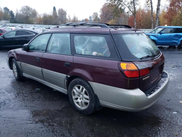 Photo 2 from auction – 2000 SUBARU LEGACY OUT with VIN 4S3BH6650Y7614976
