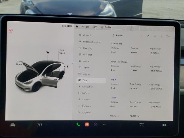 Photo 9 from auction – 2021 TESLA MODEL Y with VIN 5YJYGDEF1MF240152