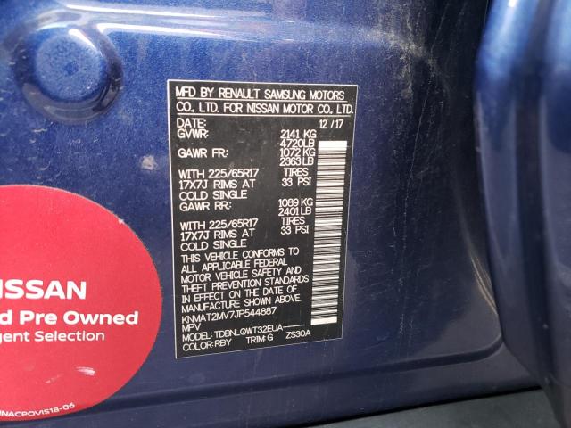 Photo 14 from auction – 2018 NISSAN ROGUE S with VIN KNMAT2MV7JP544887