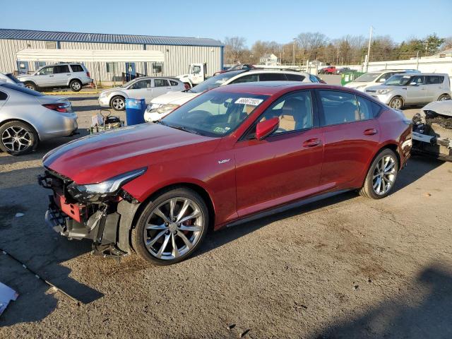 CADILLAC CT5-V 2022 with VIN 1G6DV5RW1N0112761 - Photo from auction