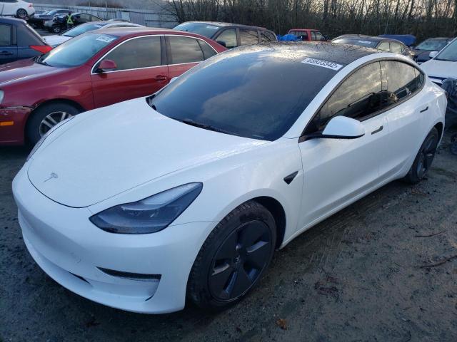 TESLA MODEL 3 2022 with VIN 5YJ3E1EB5NF222167 - Photo from auction