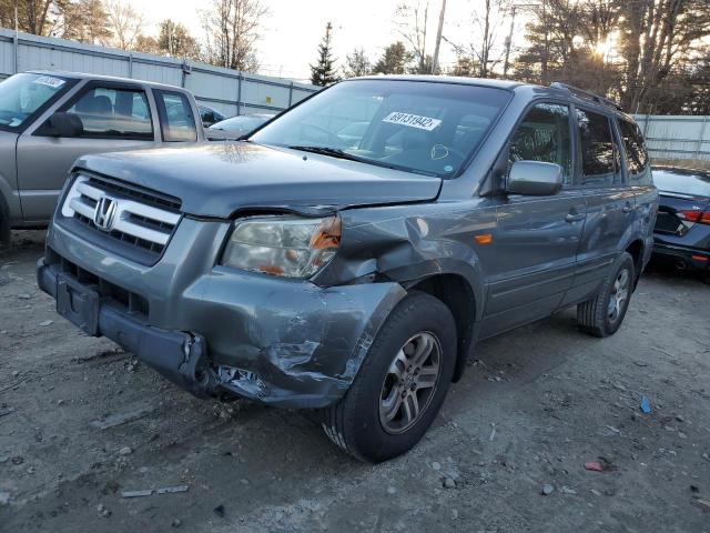 HONDA PILOT EXL 2007 with VIN 5FNYF28687B016870 - Photo from auction